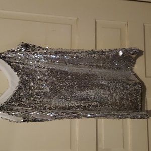 LL Full Sequin Mini Dress. Size Medium. New With Tag